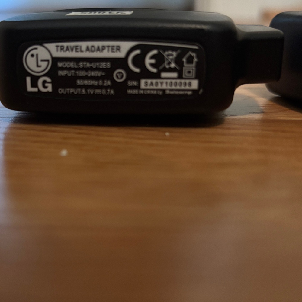LG Black EuroTravel Adaptors